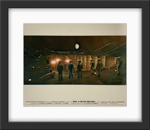 An original English 8x10 lobby card for the Stanley Kubrick film 2001: A Space Odyssey