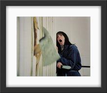 Load image into Gallery viewer, An original 8x10 lobby card for the Stanley Kubrick film The Shining