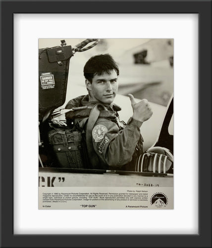 An original 8x10 promotional movie still for the Tom Cruise film Top Gun