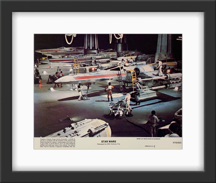 An original 8x10 lobby card for the George Lucas film Star Wars / A New Hope