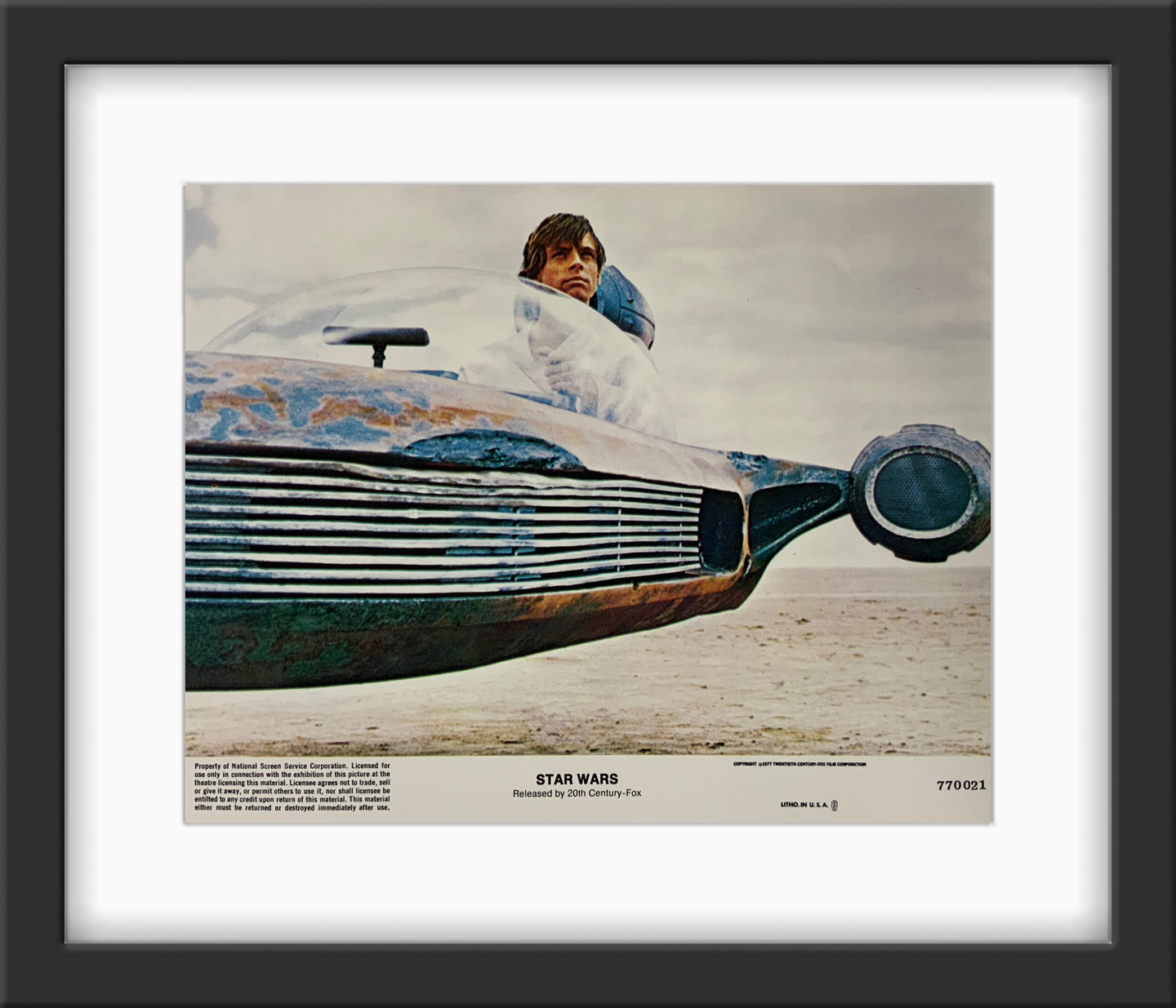 An original 8x10 lobby card for the Star Wars film A New Hope