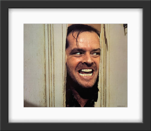 An original 8x10 lobby card for the Stanley Kubrick film The Shining