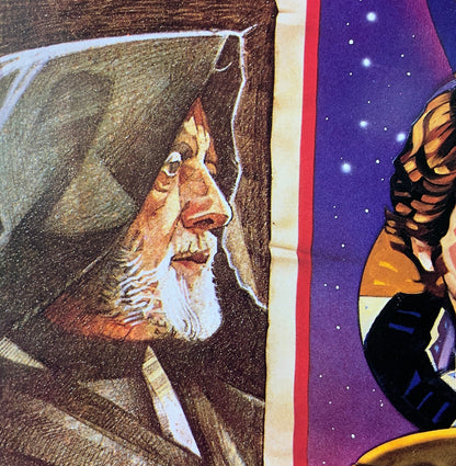 An original kilian style D poster for the film Star Wars