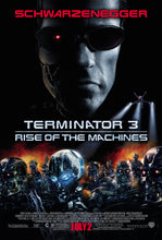 Load image into Gallery viewer, An original movie poster for the film Terminator 3 Rise of the Machines
