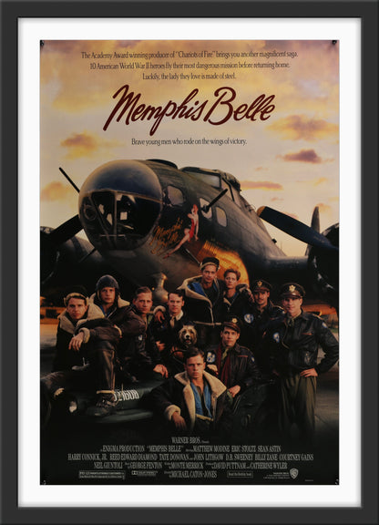 An original movie poster for the film Memphis Belle