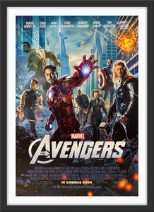 An original movie poster for the Marvel MCU film The Avengers / Avengers Assemble