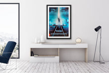 Load image into Gallery viewer, An original movie poster for the film Tron