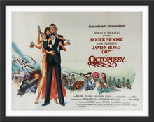 Load image into Gallery viewer, An original movie poster with artwork by Daniel Goozee for the James Bond film Octopussy