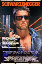 Load image into Gallery viewer, An original movie poster for the James Comeron film The Terminator