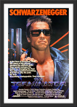 Load image into Gallery viewer, An original movie poster for the James Comeron film The Terminator