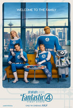Load image into Gallery viewer, An original movie poster for the Marvel film The Fantastic Four First Steps