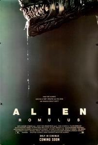 An original movie poster for the sci-fi horror film Alien Romulus