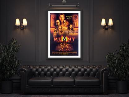 An original movie poster for the film The Mummy Returns