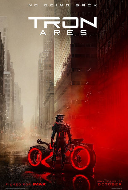 An original movie poster for the film Tron Ares