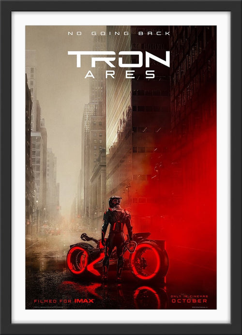 An original movie poster for the film Tron Ares