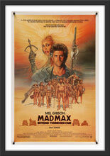 Load image into Gallery viewer, An original one sheet movie poster for the film Mad Max Beyond Thunderdome with art by Richard Amsel
