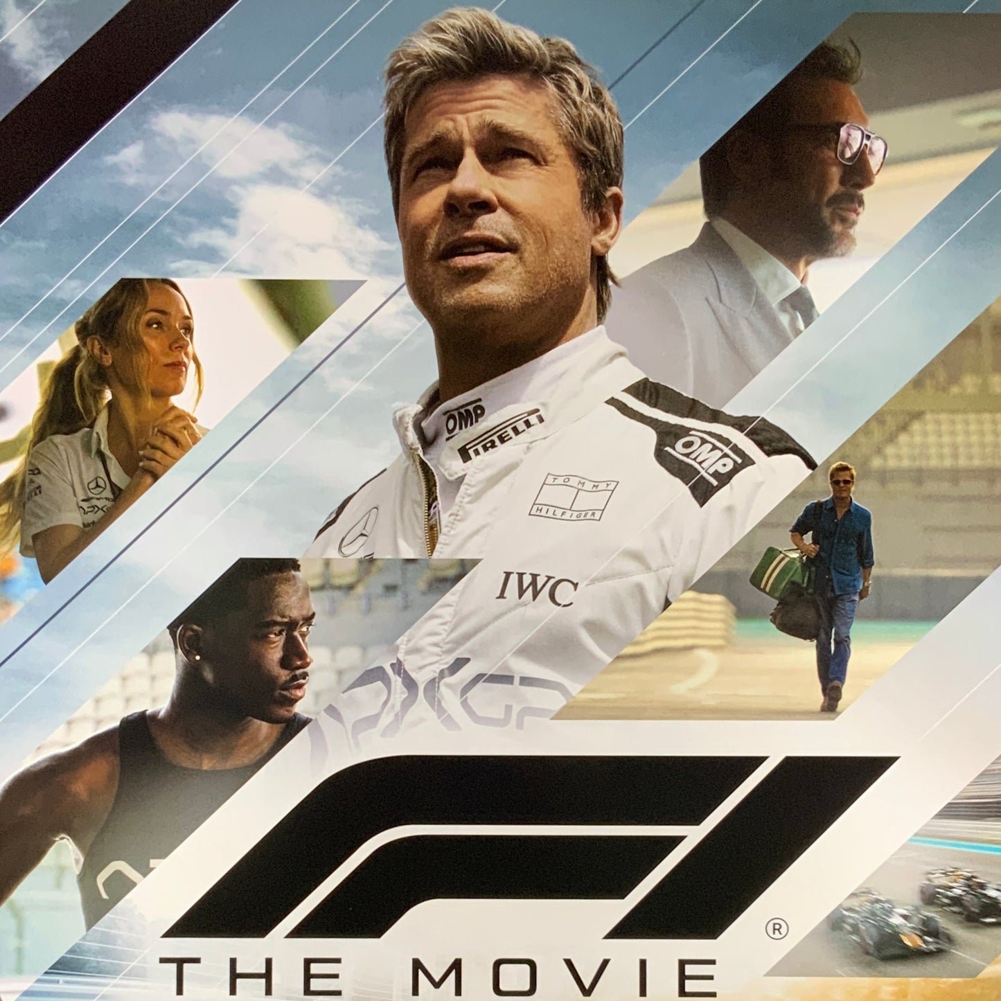 An original movie poster for the Brad Pitt film F1 / Formula 1 the movie