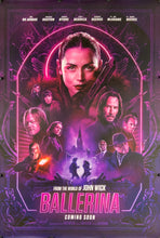 Load image into Gallery viewer, An original movie poster for the John Wick film Ballerina