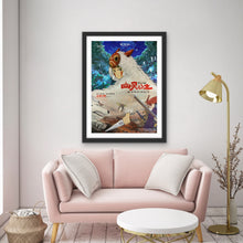 Load image into Gallery viewer, An original Chinese movie poster for the Studio Ghibli film Princess Mononoke