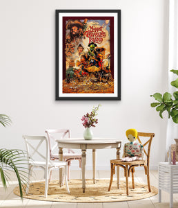 An original movie poster for the Jim Henson film Muppet Treasure Island
