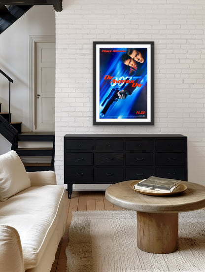 An original movie poster for the James Bond film Die Another Day