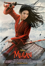 Load image into Gallery viewer, An original movie poster for the 2020 Disney film Mulan