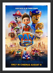 An original movie poster for the film Paw Patrol The Movie