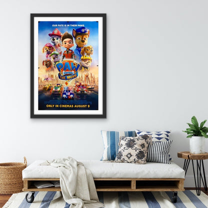 An original movie poster for the film Paw Patrol The Movie