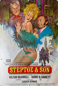 An original movie poster for the film Steptoe and Son
