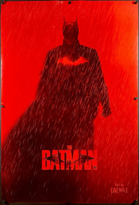 An original movie poster for the 2022 film The Batman