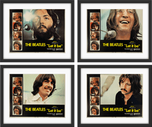 Load image into Gallery viewer, A set of four original lobby cards for The Beatles film Let It Be