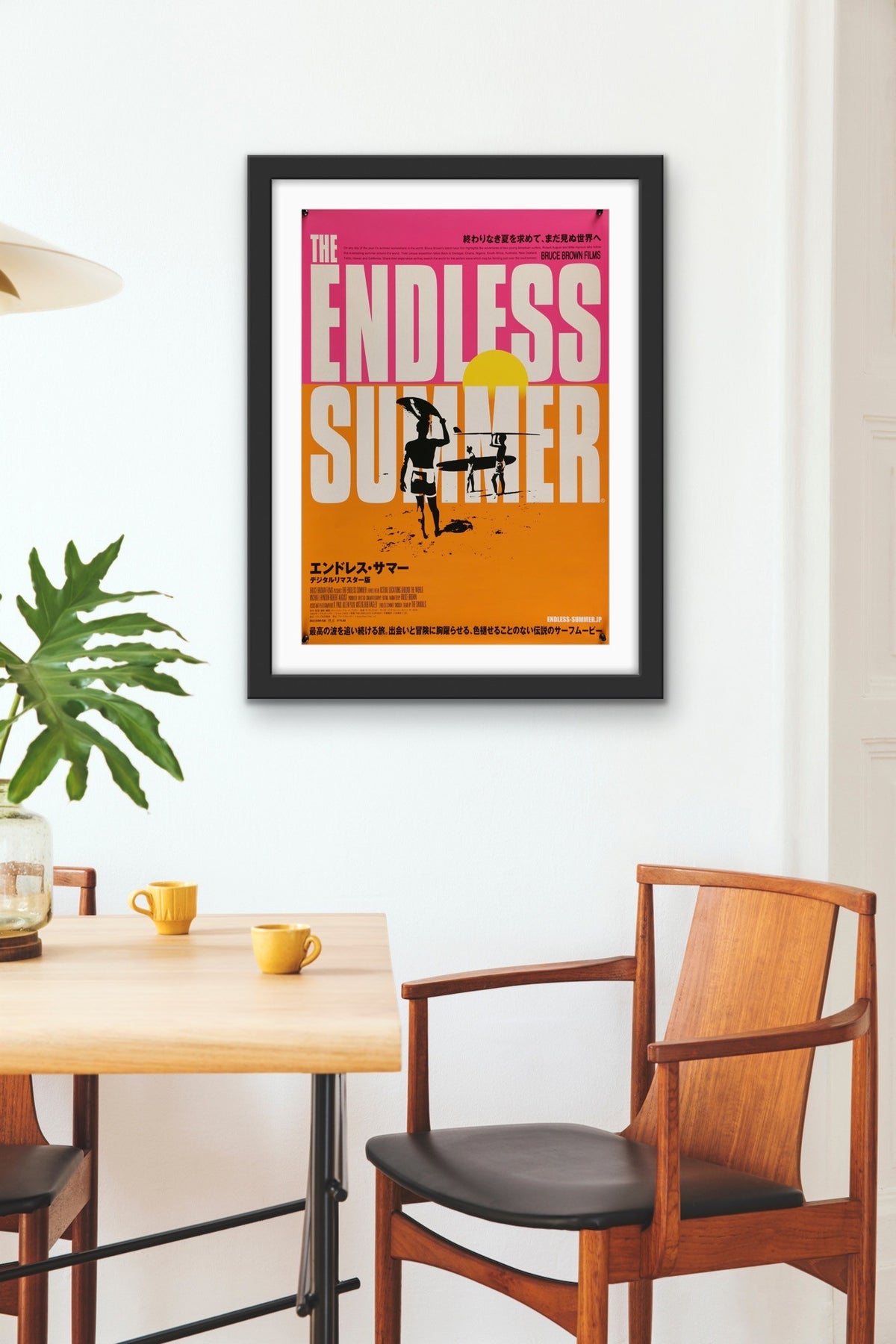An original movie poster for the film The Endless Summer