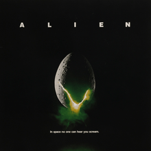 Load image into Gallery viewer, An original one sheet movie poster for the Ridley Scott film Alien