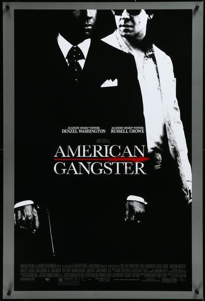An original movie poster for the Ridley Scott film American Gangster