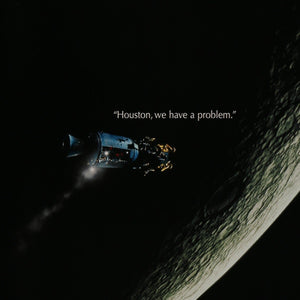 An original movie poster for the film Apollo 13