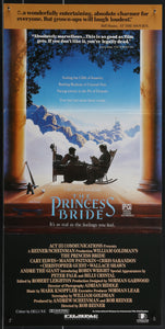 An original movie poster for the Robert Reiner film The Princess Bridge