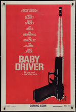 Load image into Gallery viewer, An original advance movie poster for the Edgar Wright film Baby Driver