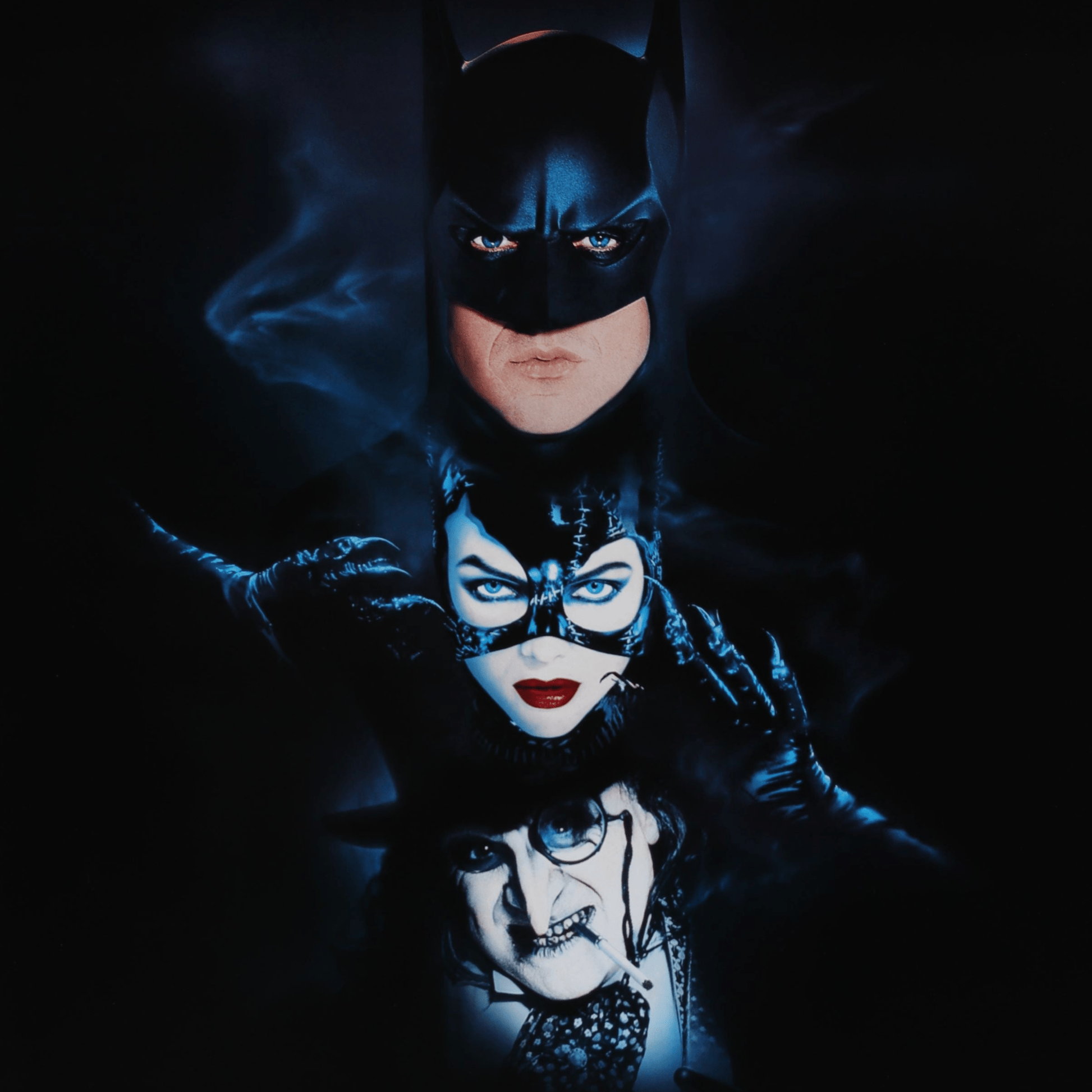 An original movie poster for the film Batman Returns