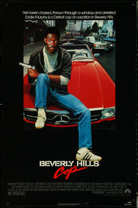 An original movie poster for the film Beverly Hills Cop