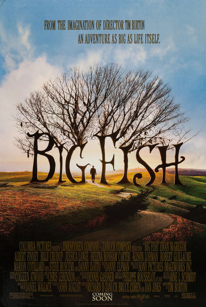 An original movie poster for the Ewan McGregor film Big Fish