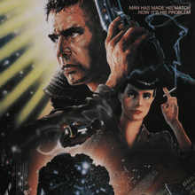 Load image into Gallery viewer, An original movie poster with art by John Alvin for the 1982 film Bladerunner / Blade Runner