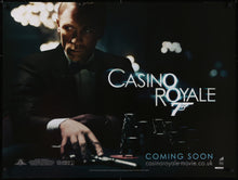 Load image into Gallery viewer, An original UK quad movie poster for the James Bond film Casino Royale