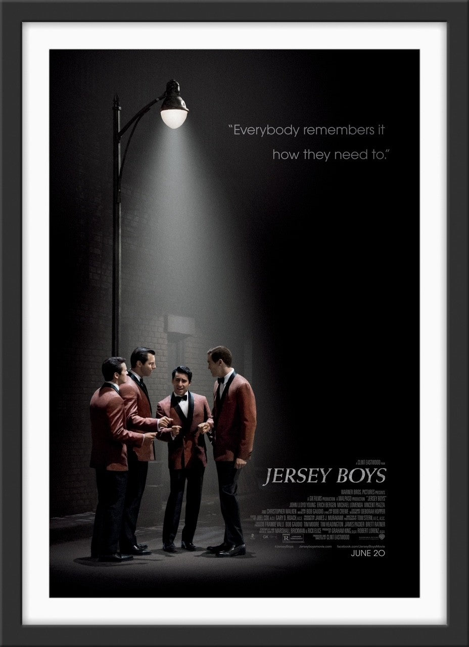 An original movie poster for the Clint Eastwood film Jersey Boys