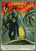 Load image into Gallery viewer, An original movie poster for the film The Cabinet of Doctor Caligari 