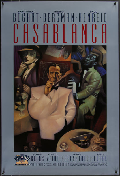 Casablanca - 1942 - Original Movie Poster - Art of the Movies