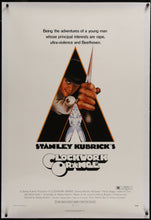 Load image into Gallery viewer, An original movie poster for the Stanley Kubrick film A Clockwork Orange
