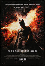 Load image into Gallery viewer, An original movie poster for the Batman film The Dark Knight Rises