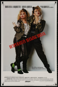 An original movie poster for the Madonna film Desperately Seeking Susan