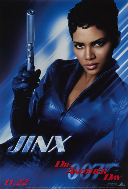 An original teaser movie poster for the James Bond film Die Another Day