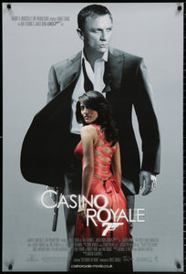 An original movie poster for the James Bond film Casino Royale